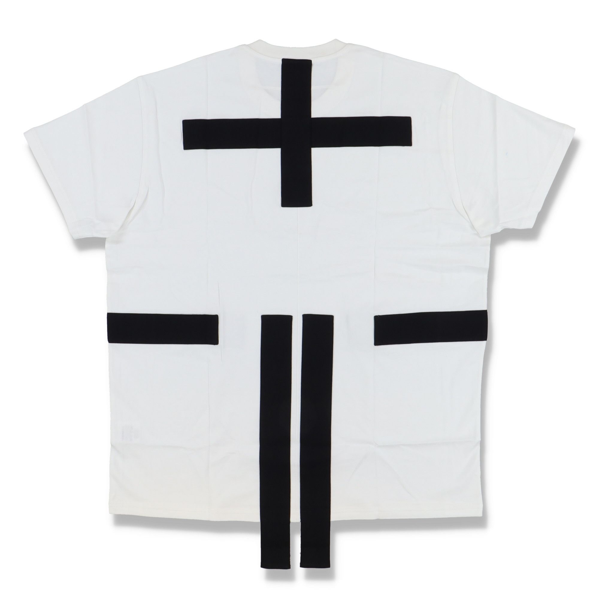 image of Givenchy White Runway Banded Oversized T-Shirt, Men's (Size XS)