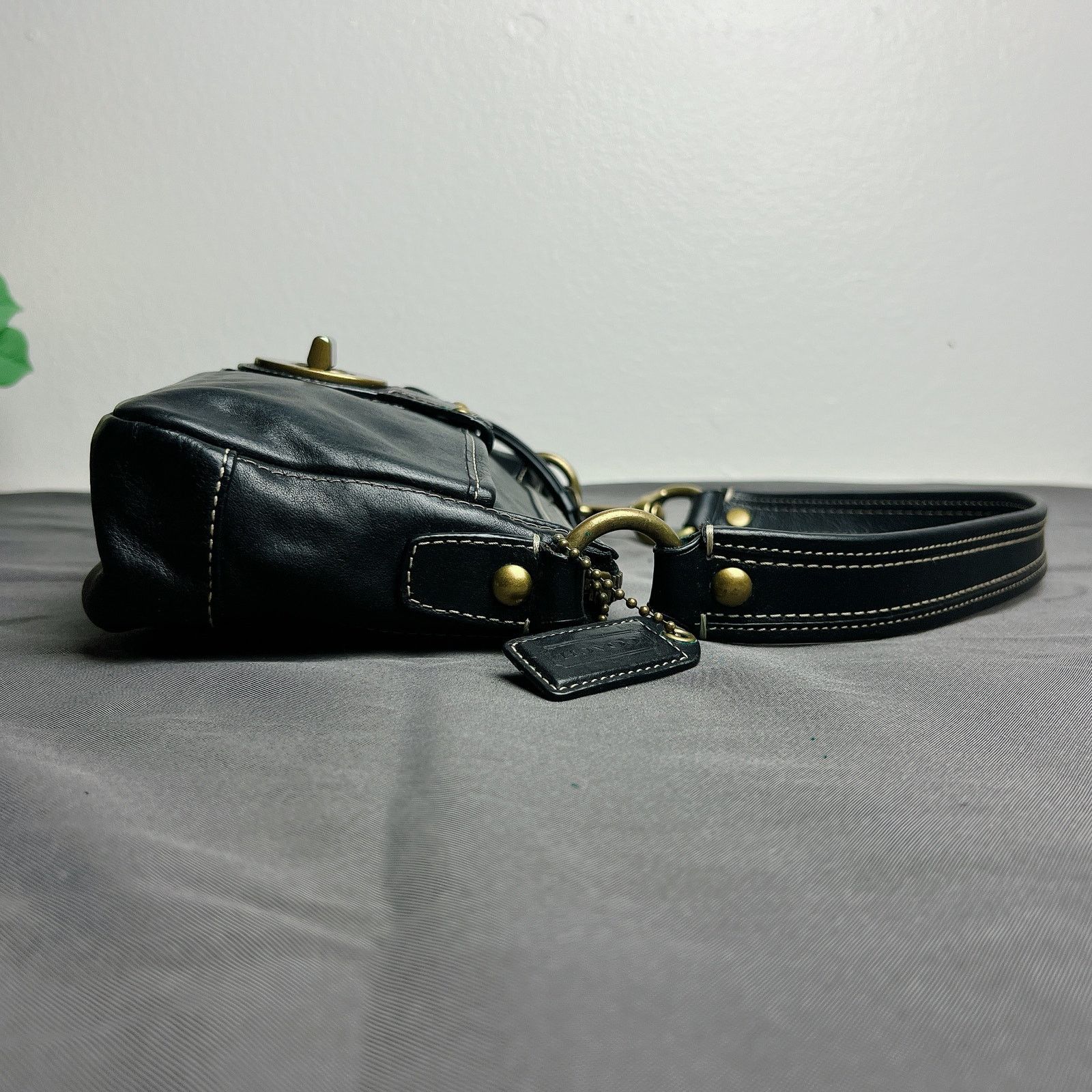 Coach Coach Legacy Anniversary Black Leather Shoulder Bag 10326 Size ONE SIZE - 8 Thumbnail