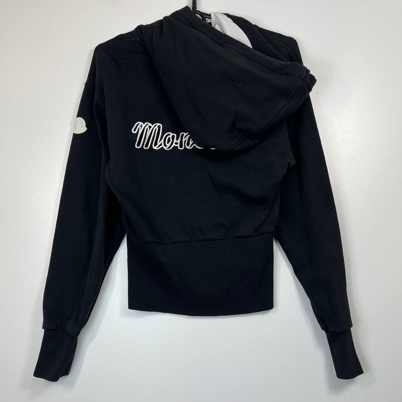 Moncler Moncler Women Hoodie Sweatshirt Black Pullover Logo XS Size XS / US 0-2 / IT 36-38 - 10 Thumbnail