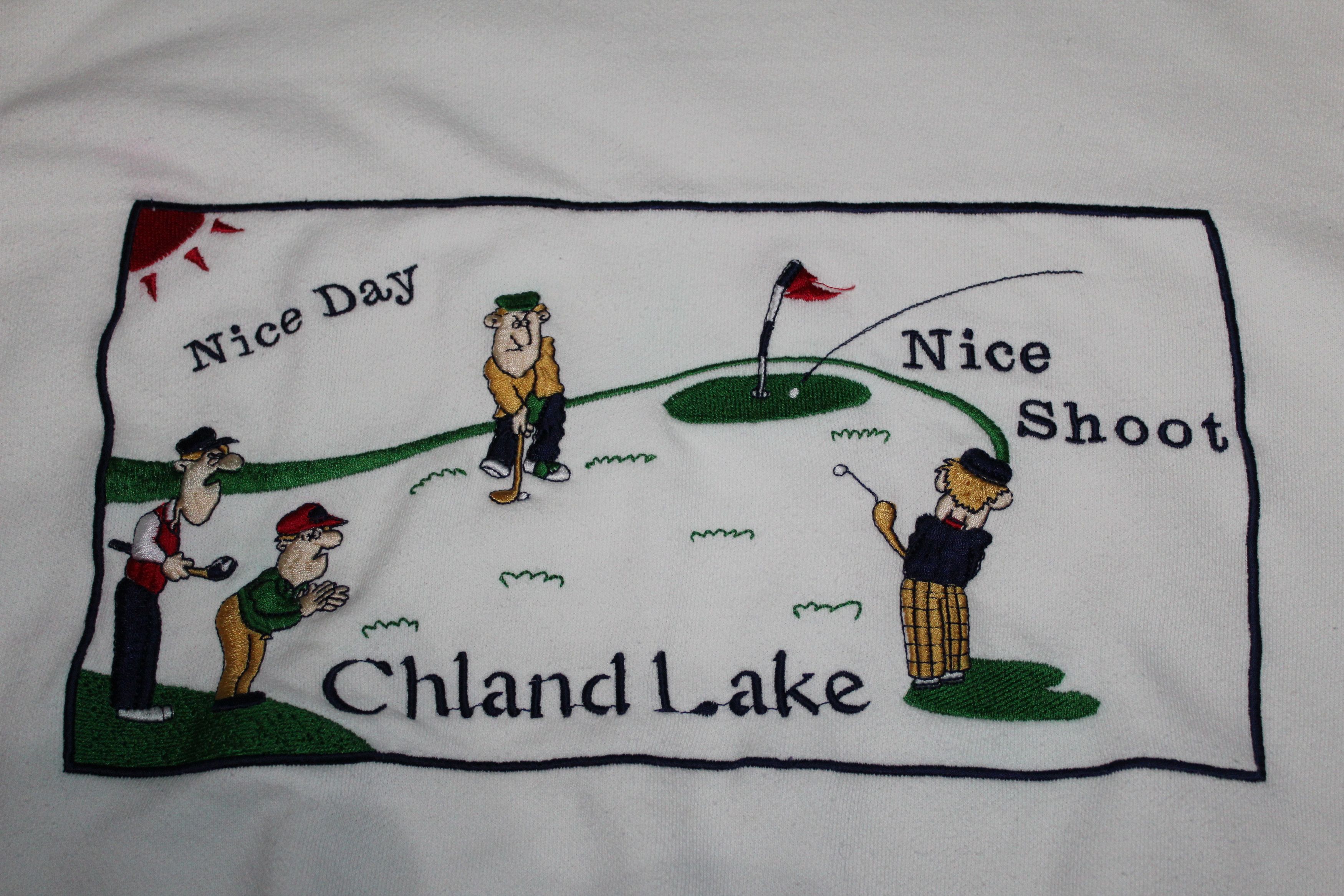 Vintage Vintage 90’ CHLAND LAKE GOLF Comic Strip Cartoon Sweatshirt Size US L / EU 52-54 / 3 - 2 Thumbnail