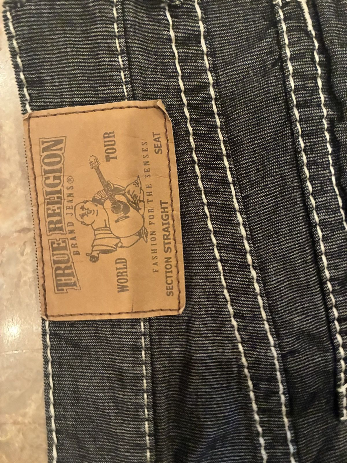True Religion True Religion Jeans Size 38 With White Stitching & 5 Pockets Size US 38 / EU 54 - 3 Thumbnail