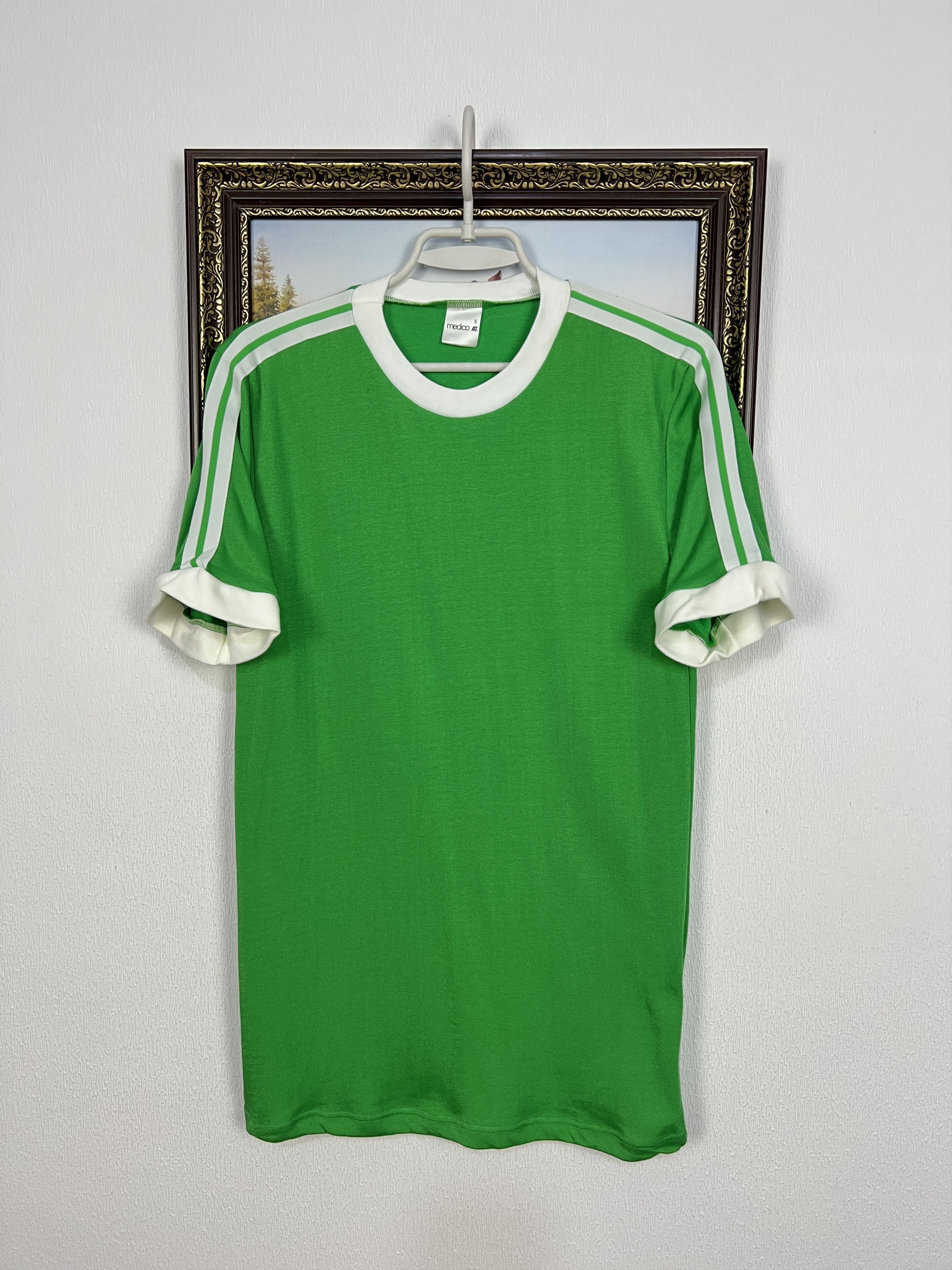 Adidas Vintage 80's Adidas Template Football Shirt Soccer Size US M / EU 48-50 / 2 - 1 Thumbnail