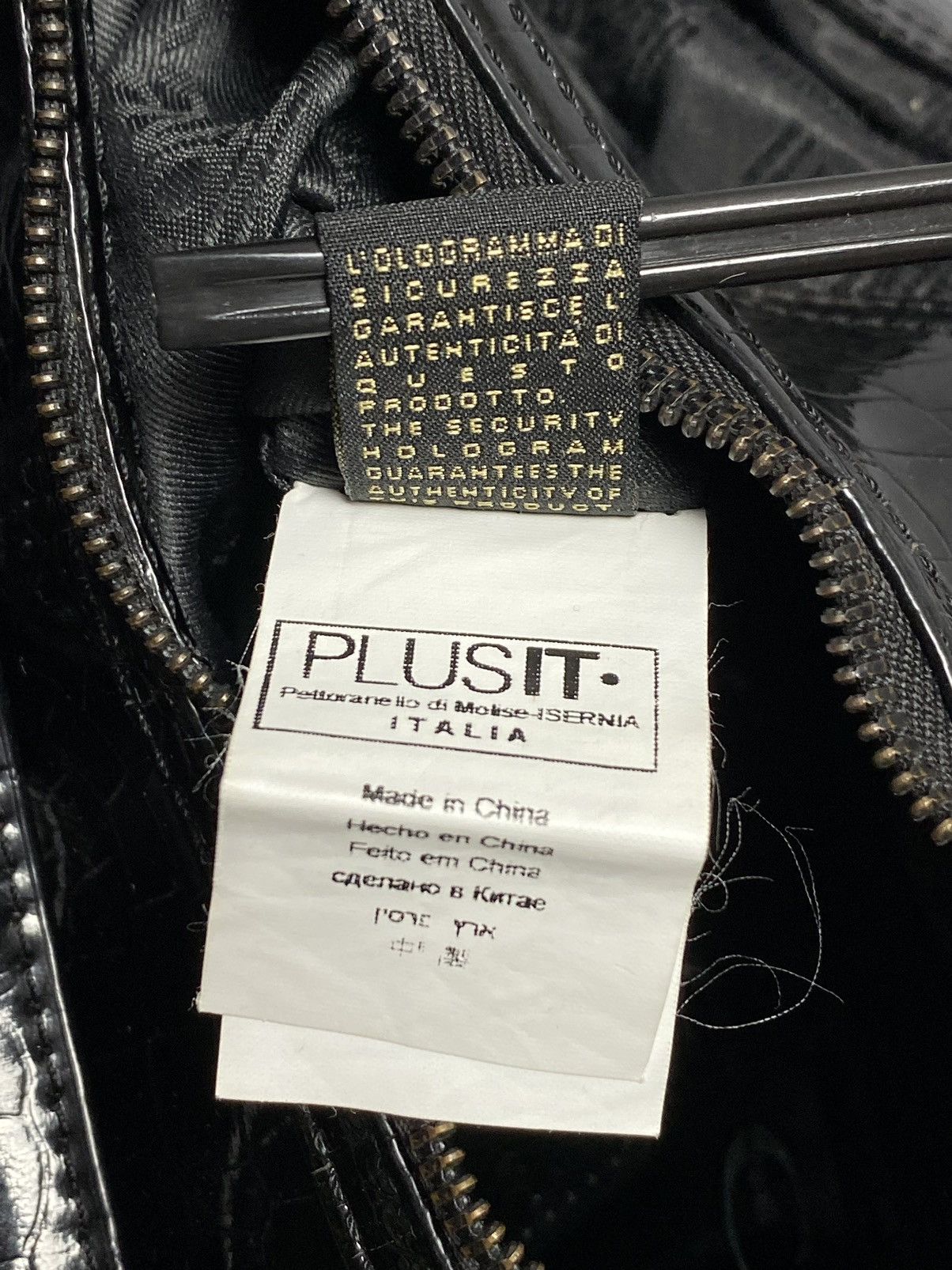Just Cavalli Just Cavalli Shoulder Bag Black Monogram Leather trim Detail Size ONE SIZE - 18 Thumbnail