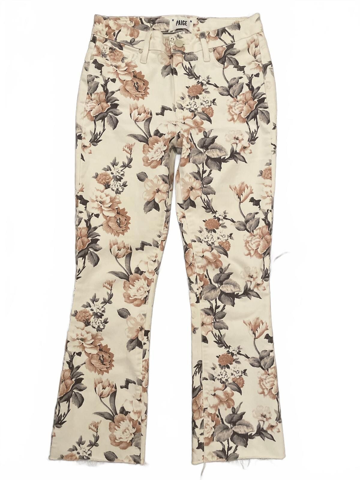 Paige Paige Jeans Pants Women's Size 27 Colette Crop Flair Cotton Size 27" / US 4 / IT 40 - 1 Thumbnail