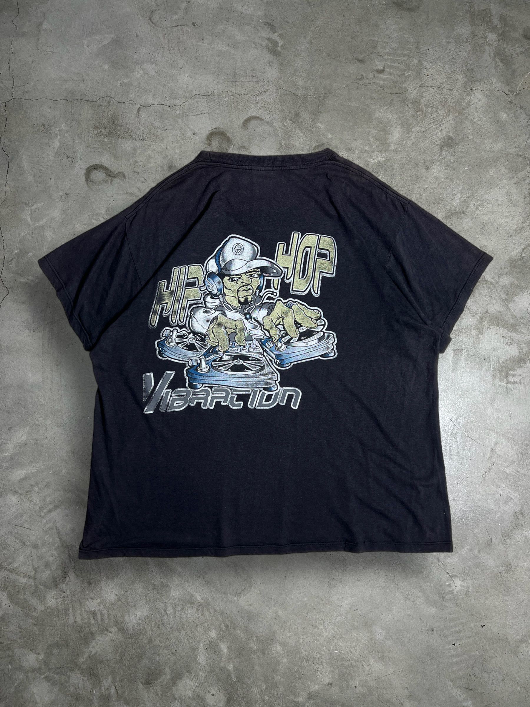 Rap Tees Vintage Y2K Hip Hop Vibration Graphic Tee (XXL) GTME347 Size US XXL / EU 58 / 5 - 1 Thumbnail