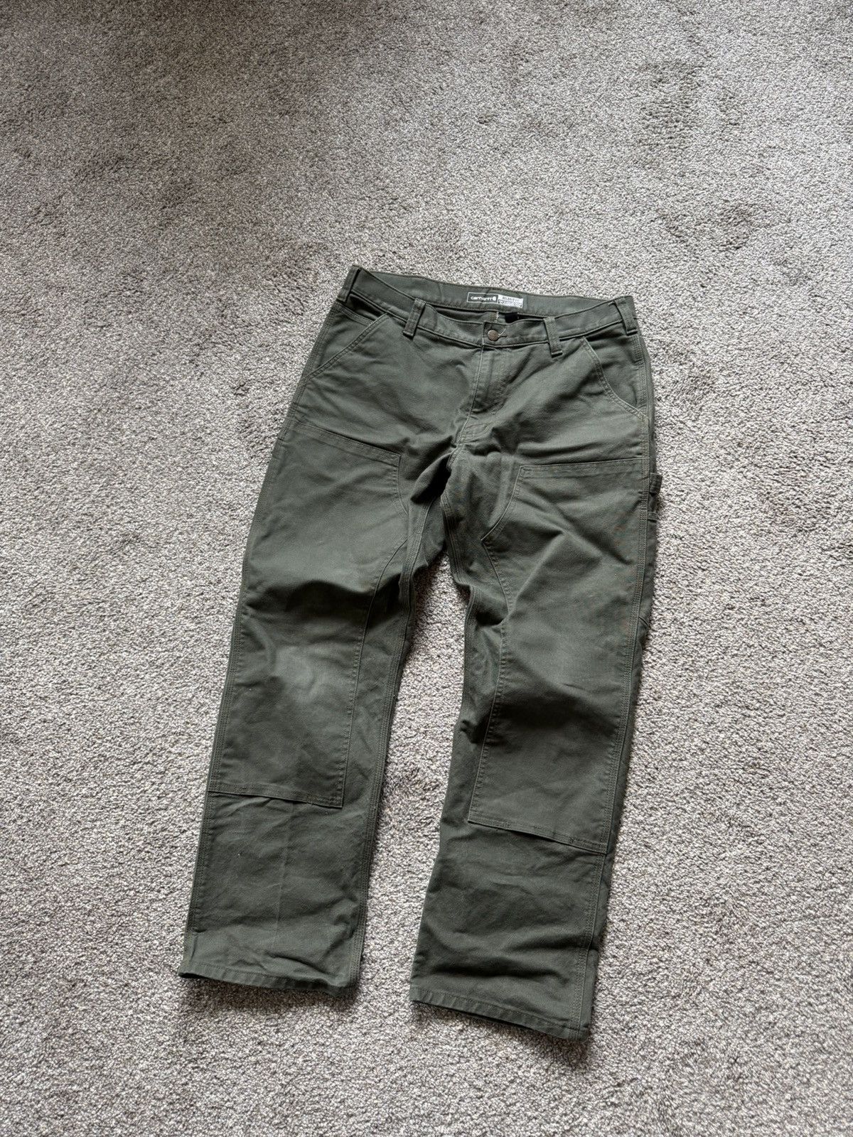 Carhartt Carhartt Rugged Flex Relaxed Fit Cargo Pants 36x30 Olive Size US 36 / EU 52 - 1 Thumbnail