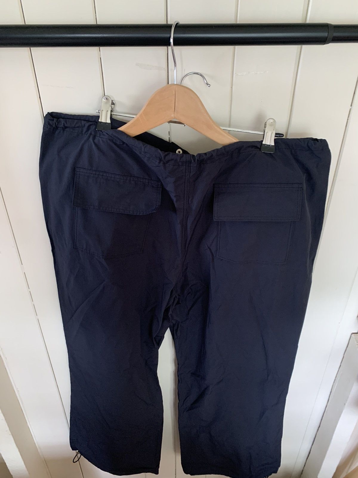 Other Les Points Noirs, Dark navy blur balloon pants (Necystudio) Size US 32 / EU 48 - 3 Thumbnail