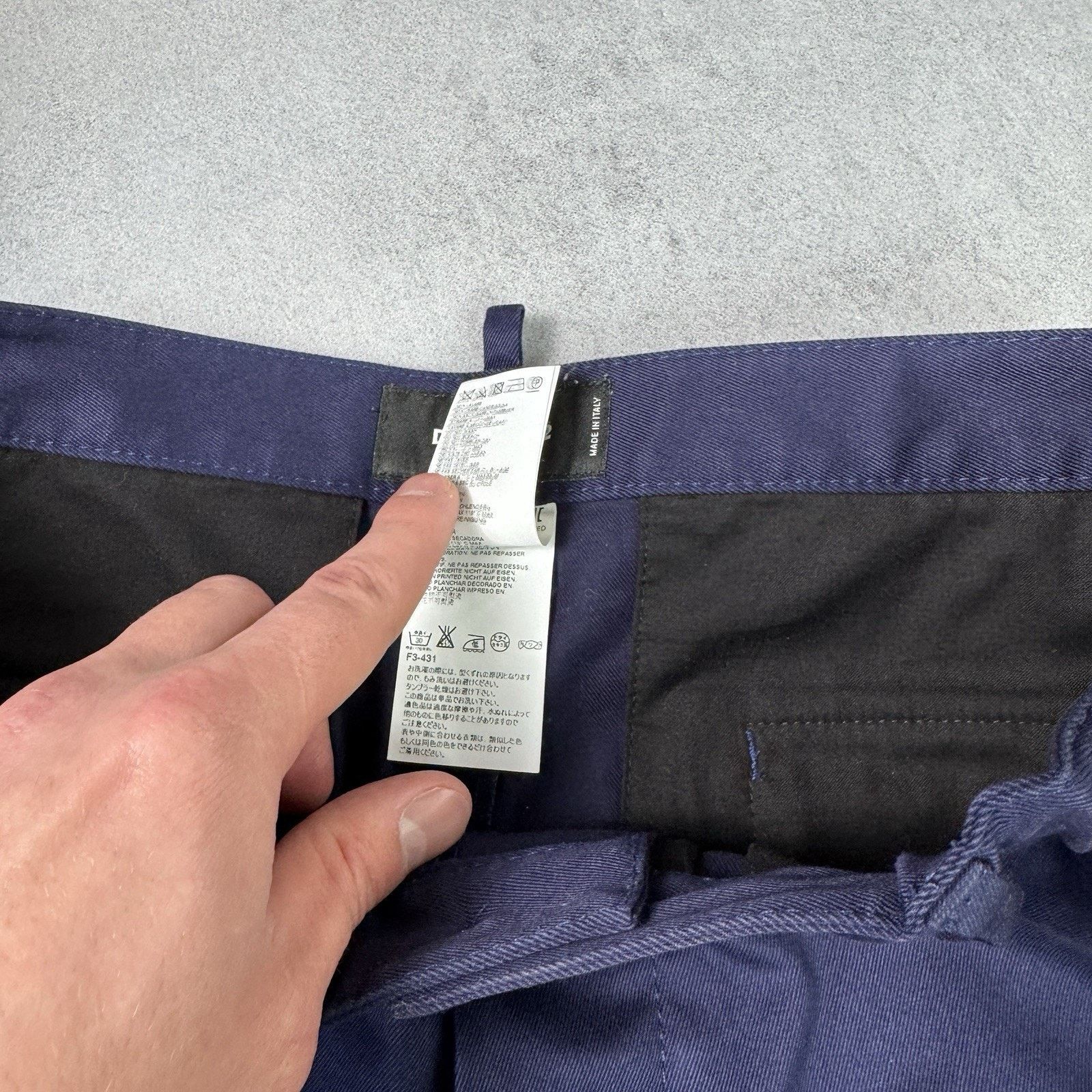 Dsquared2 Dsquared2 Blue Men Chino Pants Size 48 Jeans Size US 32 / EU 48 - 21 Thumbnail