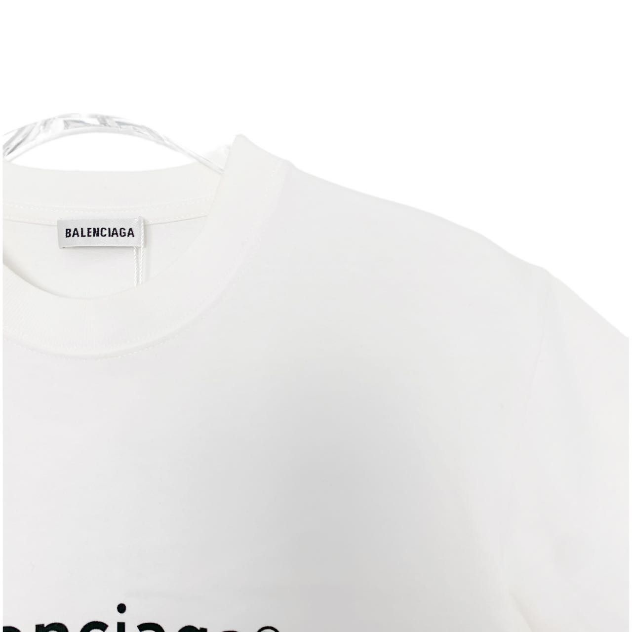Balenciaga Balenciaga Cotton Crew Neck Regular Fit T-shirt K26WX Size S / US 4 / IT 40 - 4 Thumbnail