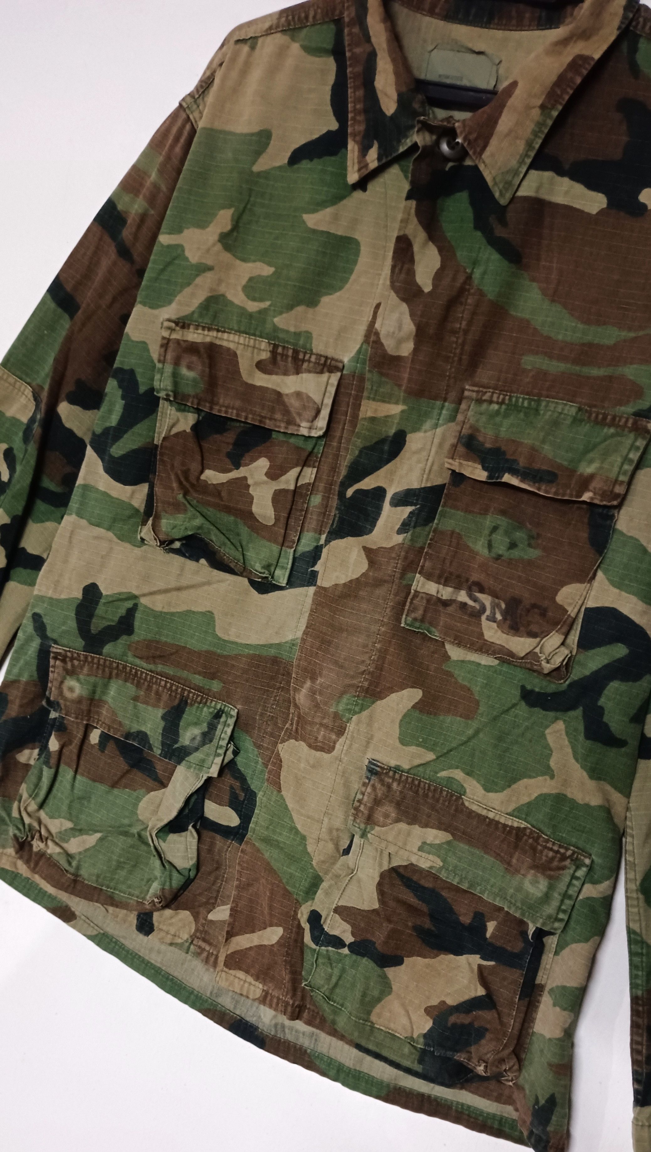 Vintage Vintage🔥 USMC Woodland Camouflage Military Jacket Size US M / EU 48-50 / 2 - 4 Thumbnail