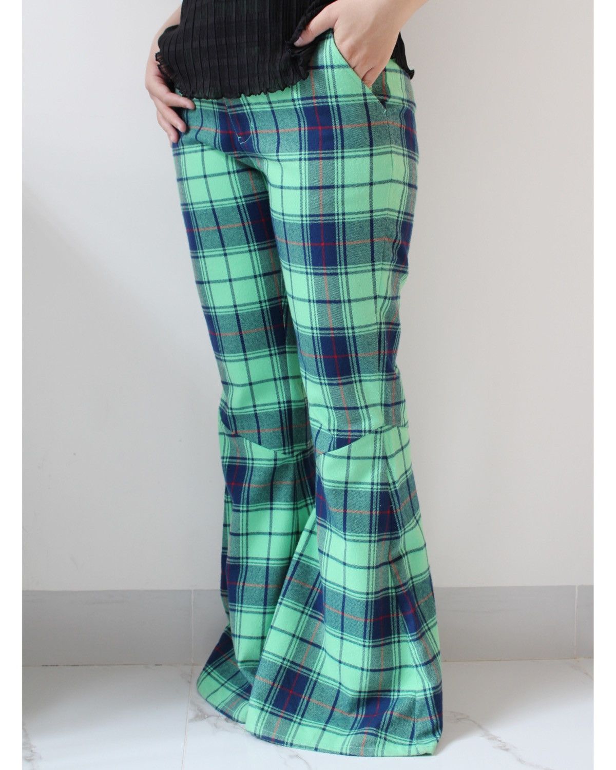 20471120 × Hysteric Glamour × X-girl AW2018 X-GIRL TARTAN FLARED 