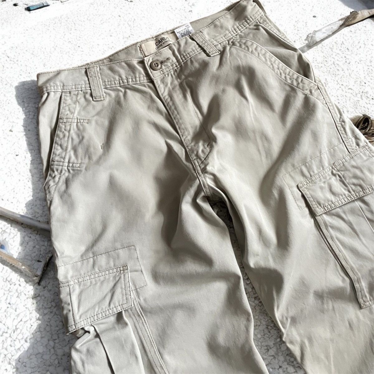 Levi's × Vintage Crazy Vintage Levi’s Cargo Pants Baggy Wide Leg Skater Size US 32 / EU 48 - 6 Thumbnail