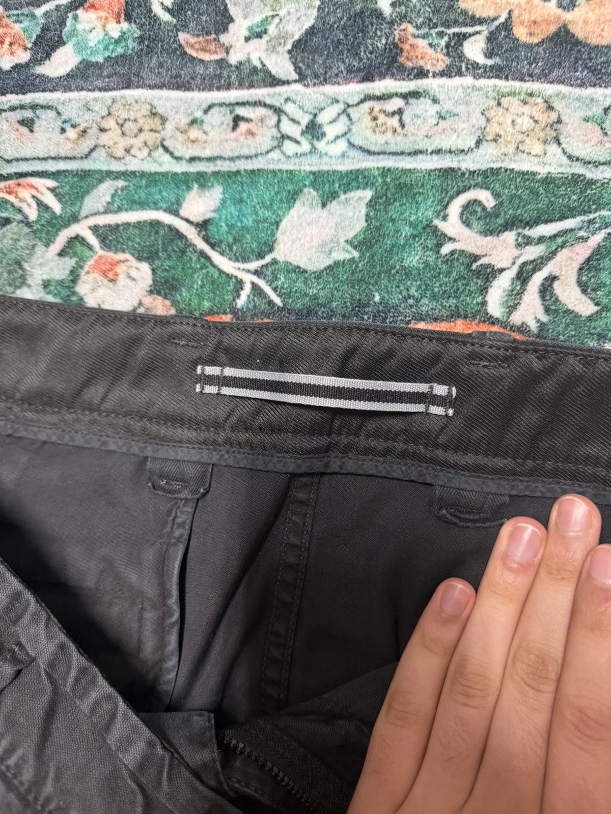Stone Island Stone Island Black Flap Pocket Cargo Pants Size US 31 - 4 Thumbnail