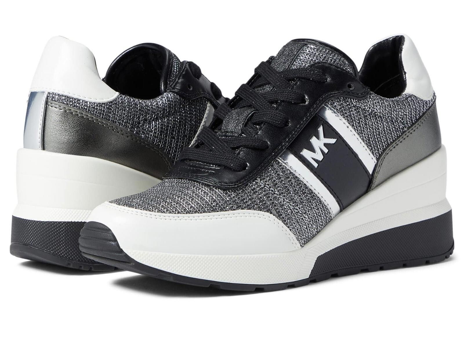 Michael Kors Michael Kors Mabel Trainer Sneakers Anthracite 8.5 M NEW Size US 8.5 / IT 38.5 - 4 Thumbnail