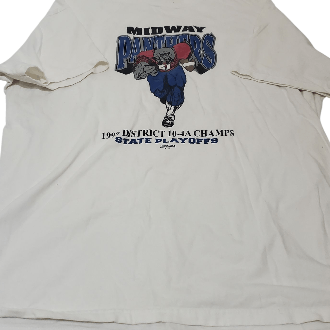 Vintage 1999 Midway Panthers Playoffs T-Shirt Size US XL / EU 56 / 4 - 2 Thumbnail