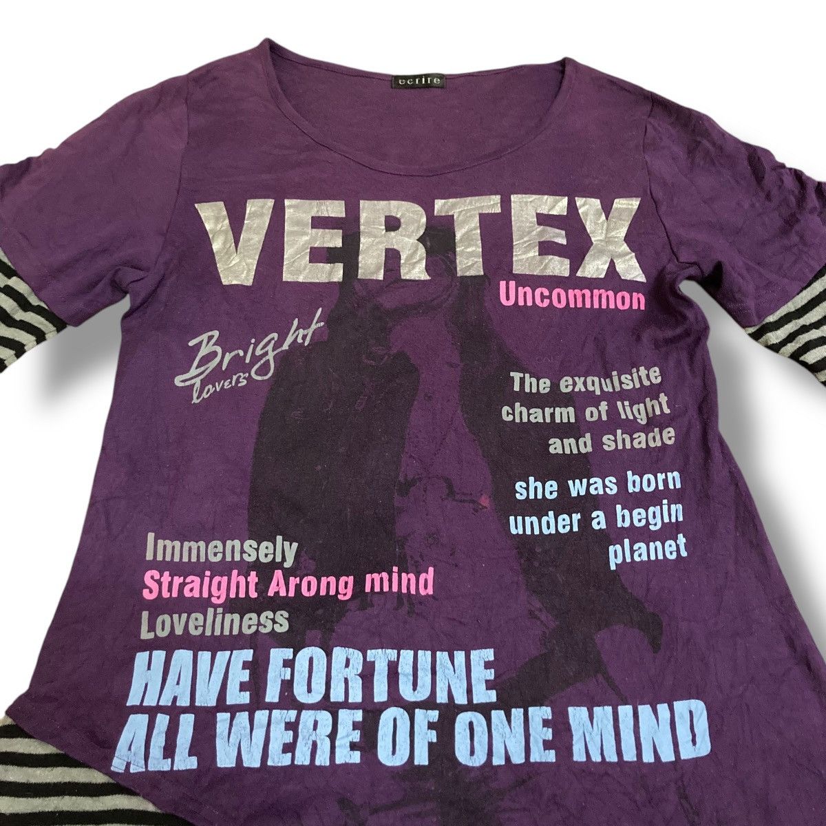If Six Was Nine ECRIRE SEXY LADIES WORDING DOUBLE LAYER LONG SLEEVE TSHIRT Size XXL / US 16-18 / IT 52-54 - 8 Thumbnail