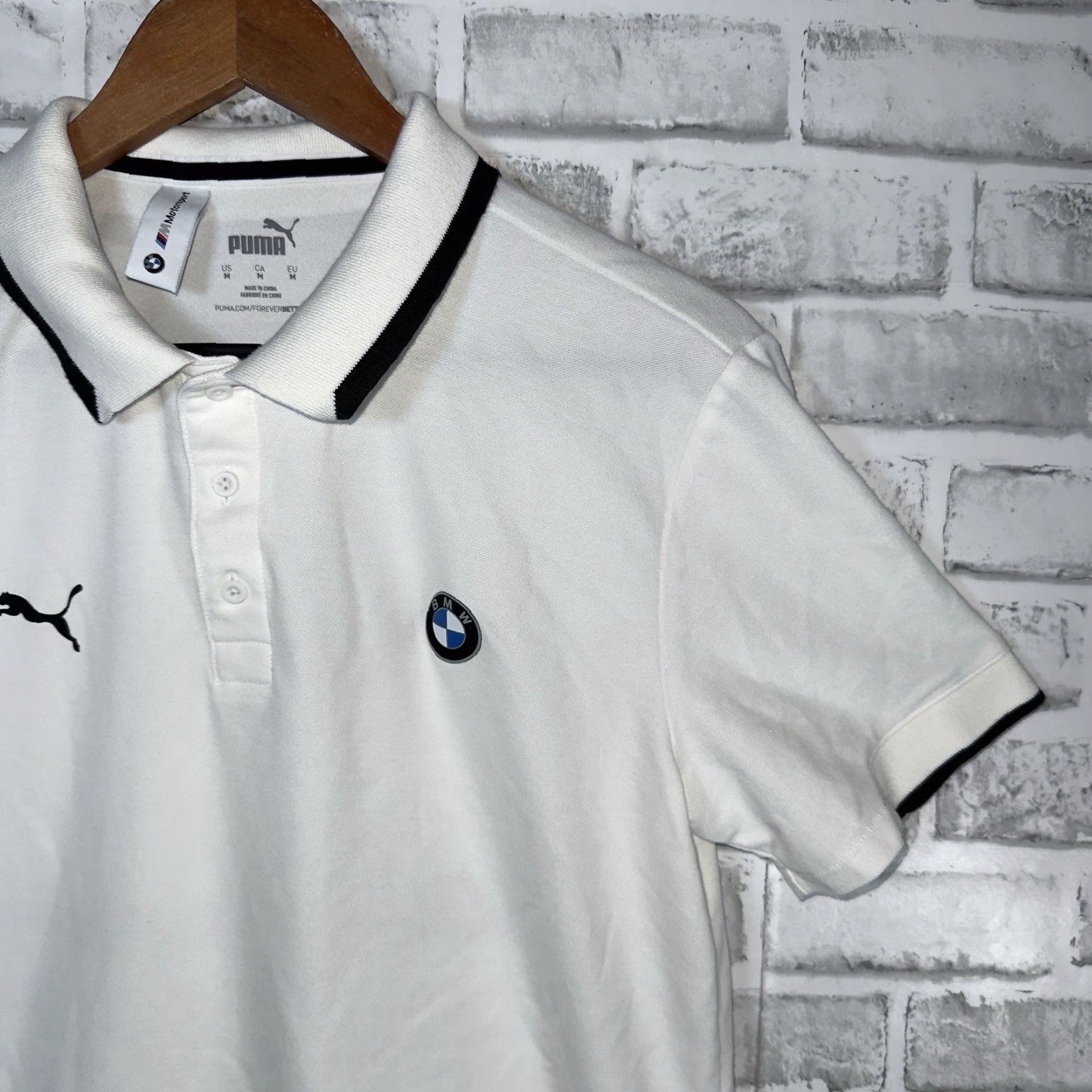 Puma **PUMA BMW Motorsport White Polo Shirt Mens Size M** User: PUMA BMW Motorsport White Polo Shirt Mens Size M Size US M / EU 48-50 / 2 - 2 Thumbnail