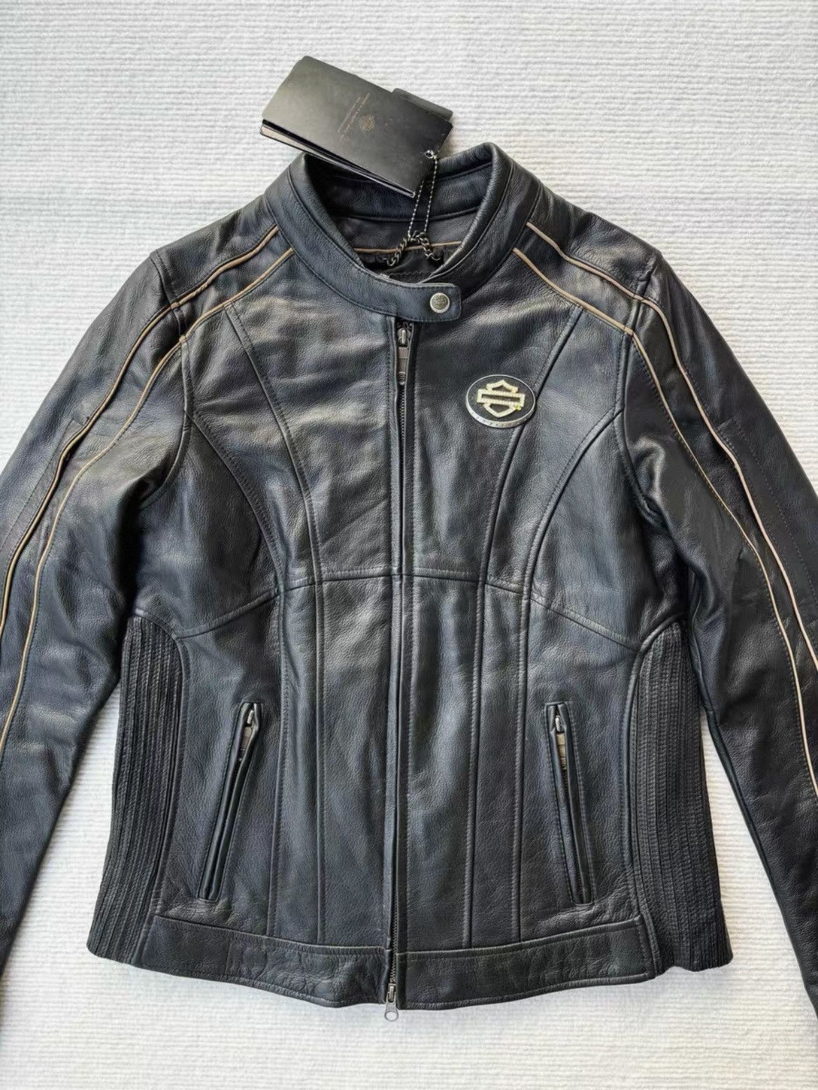 Harley Davidson RARE-HARLEY DAVIDSON 110TH ANNIVERSARY WOMENS JACKET Size M / US 6-8 / IT 42-44 - 1 Thumbnail