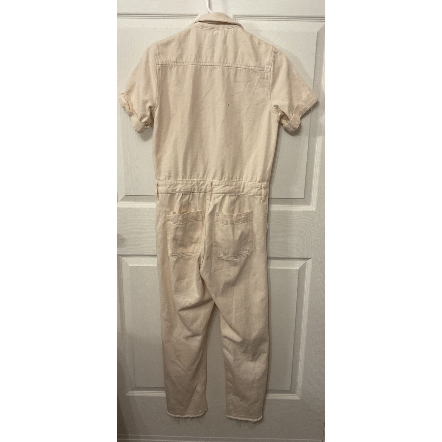 Everlane Everlane 100% Organic Cotton Denim Coverall in Bone,sz 0 Size 25" / US 0 / IT 36 - 12 Thumbnail