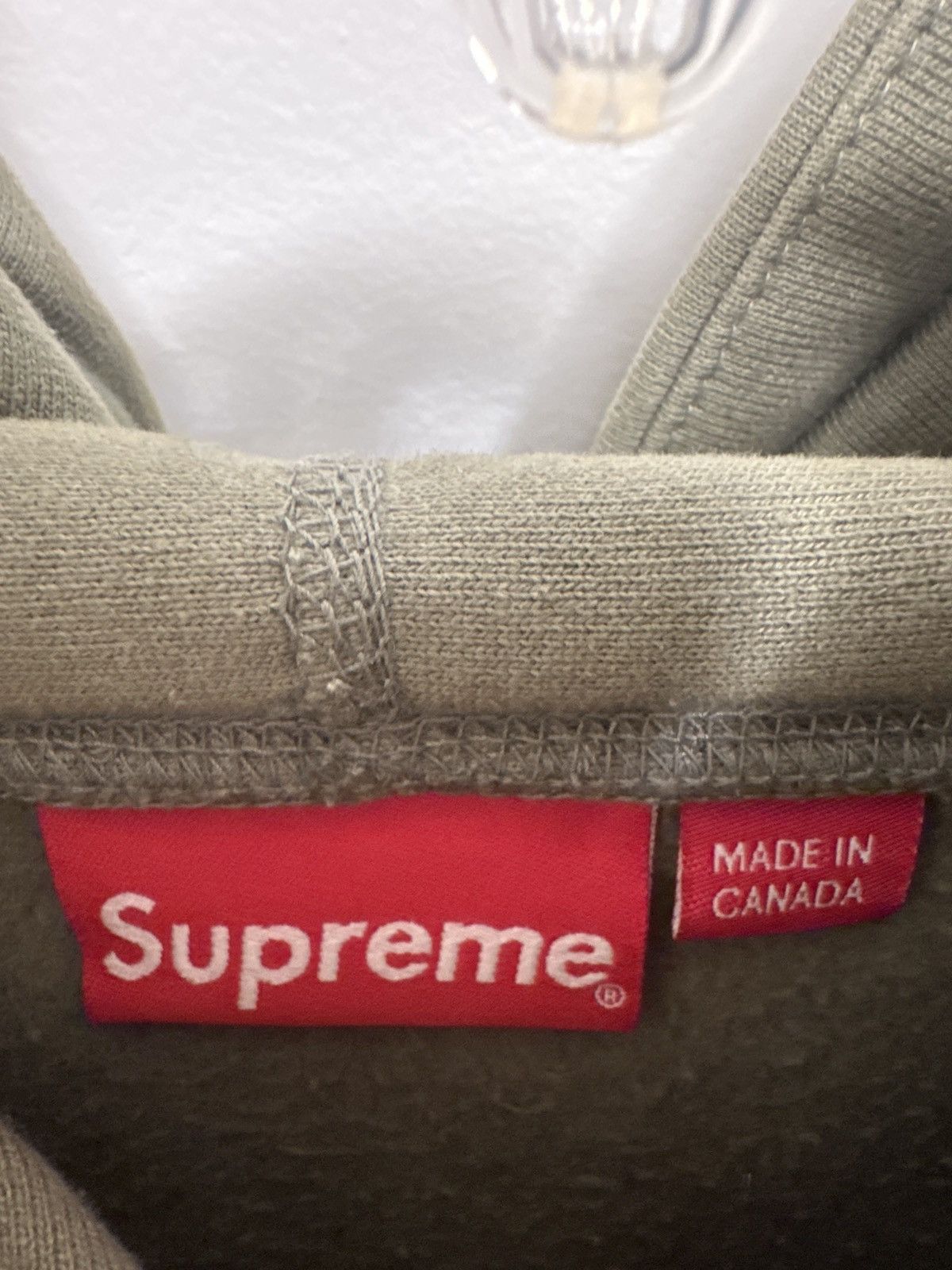 Supreme Supreme Cross Box Logo Olive Hoodie XL Size US XL / EU 56 / 4 - 5 Thumbnail