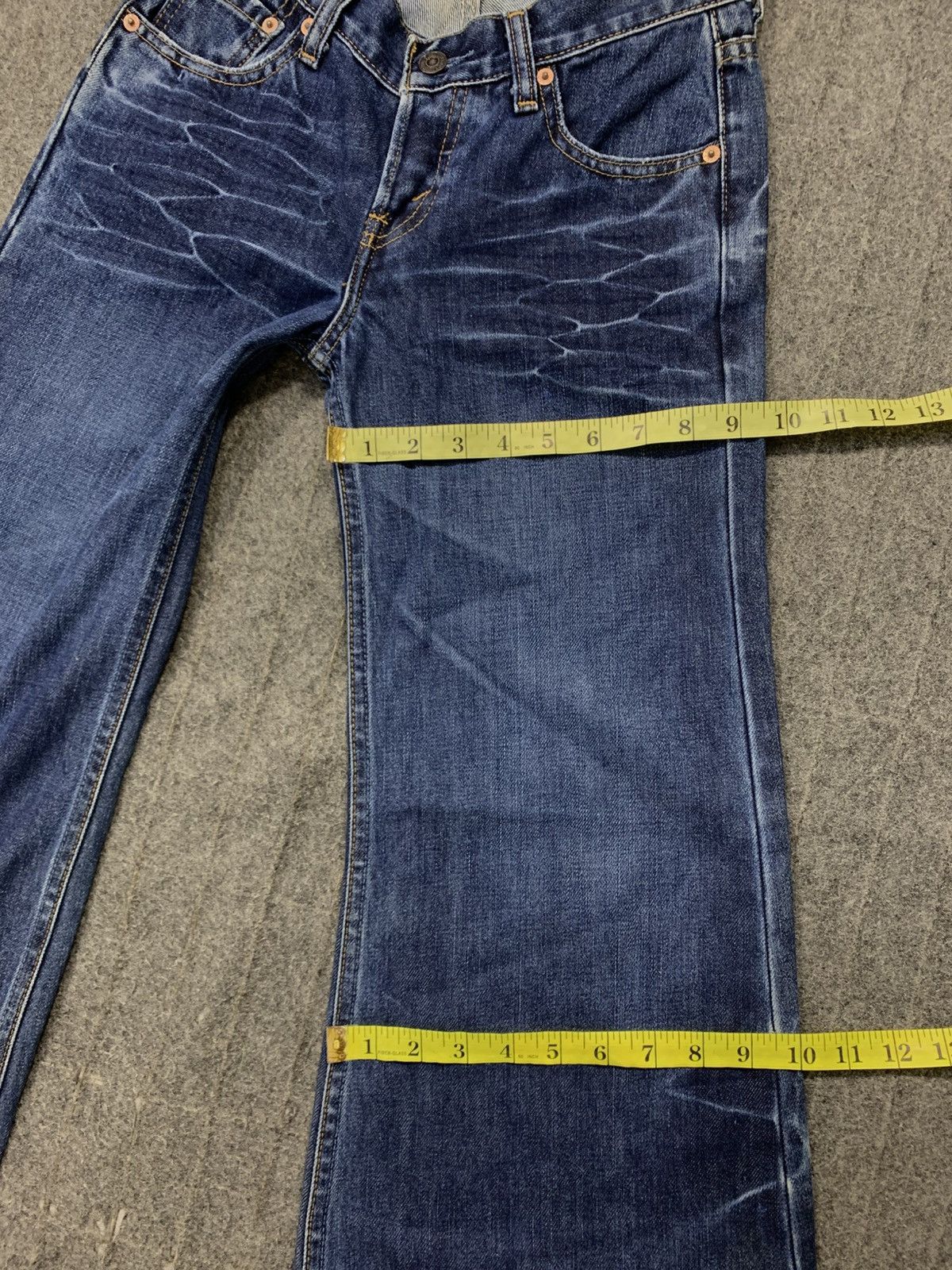 Levi's Levis Strauss Lot 308 Flared Indigo Denim Jeans Straight Cut Size 26" / US 2 / IT 38 - 11 Thumbnail