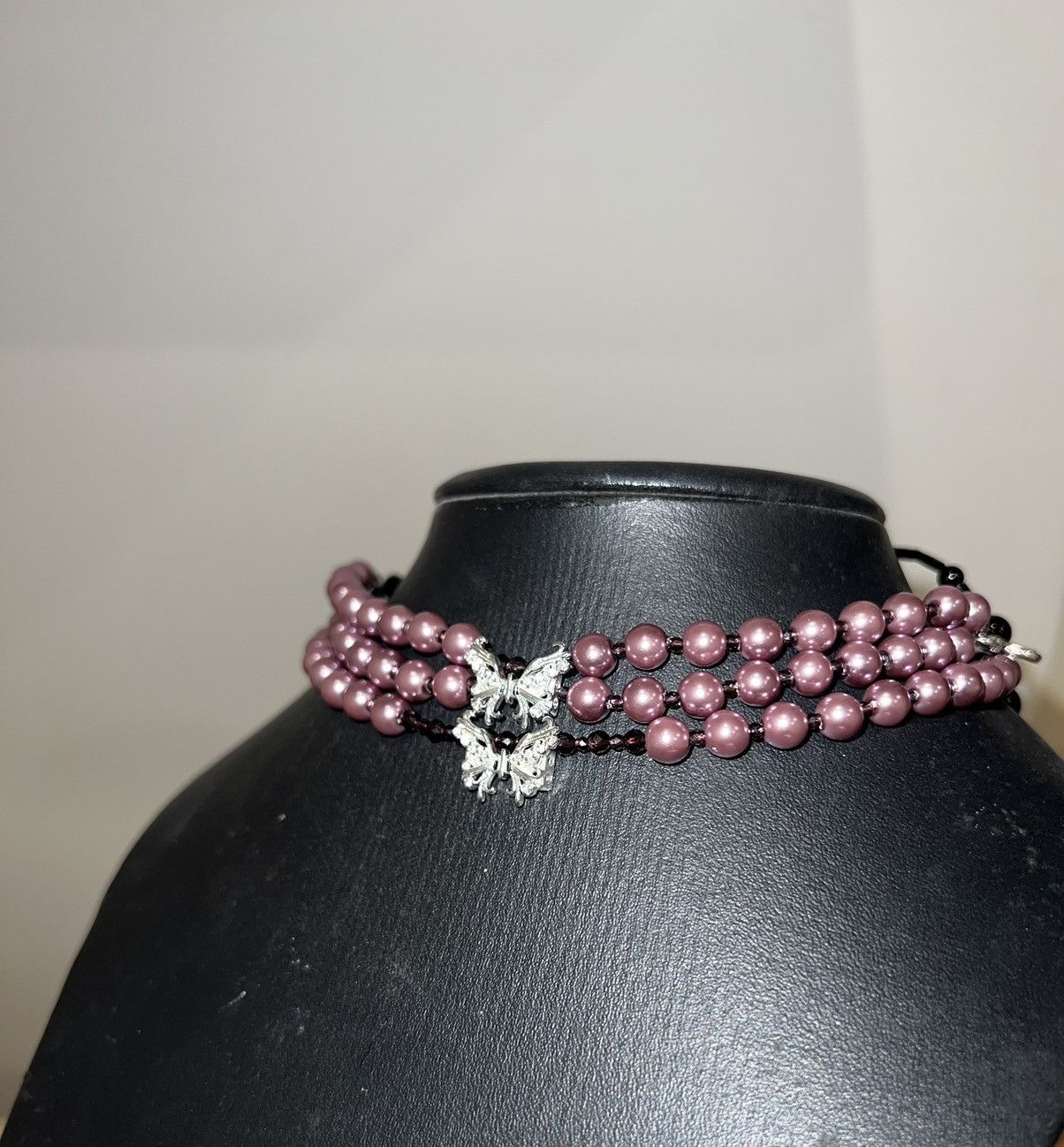 Japanese Brand Purple butterfly imitation pearl set 🔮🦋 Size ONE SIZE - 18 Thumbnail