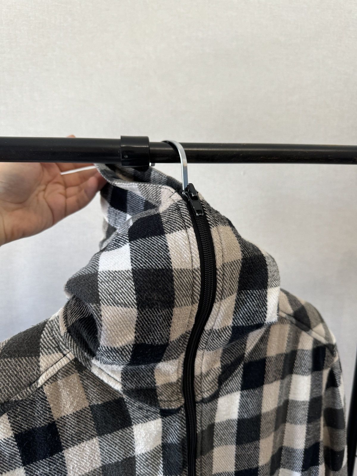 Diesel Diesel vintage y2k checkered flannel lined full zip jacket Size US L / EU 52-54 / 3 - 12 Thumbnail