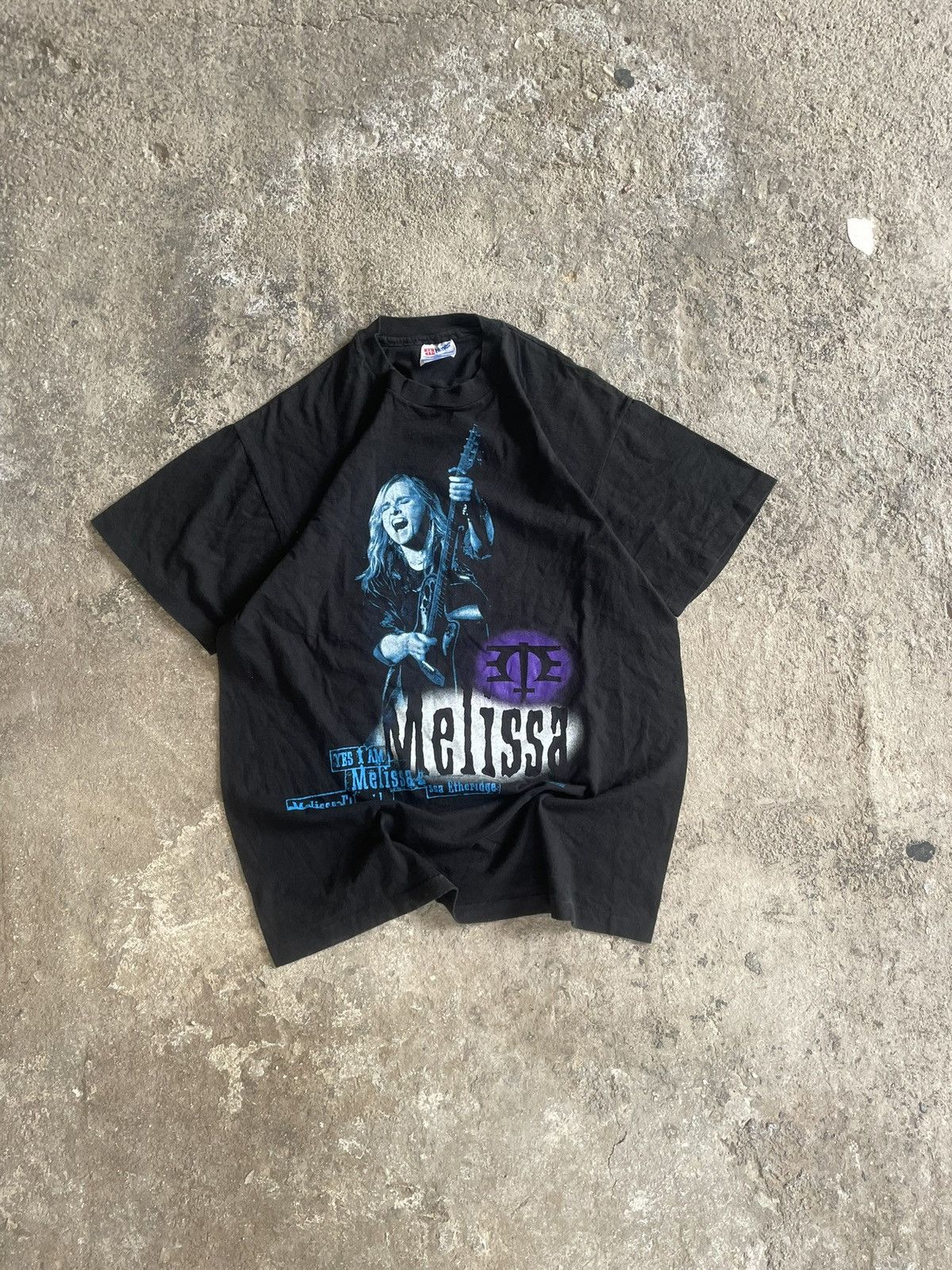 Band Tees Melissa Etheridge 90s single stitch band tee Size US L / EU 52-54 / 3 - 1 Thumbnail
