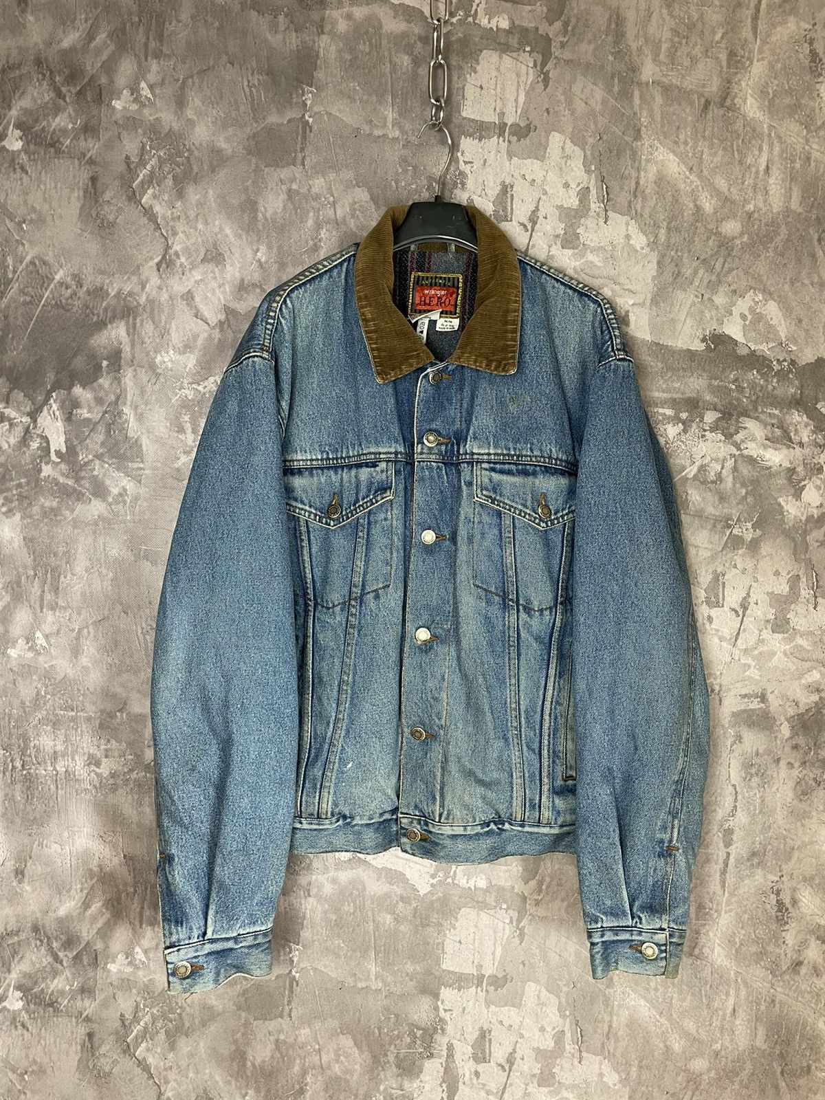 Vintage × Wrangler Vintage Wrangler Denim Sherpa Jacket Blanked Line 80’s 90’s Size US M / EU 48-50 / 2 - 1 Thumbnail