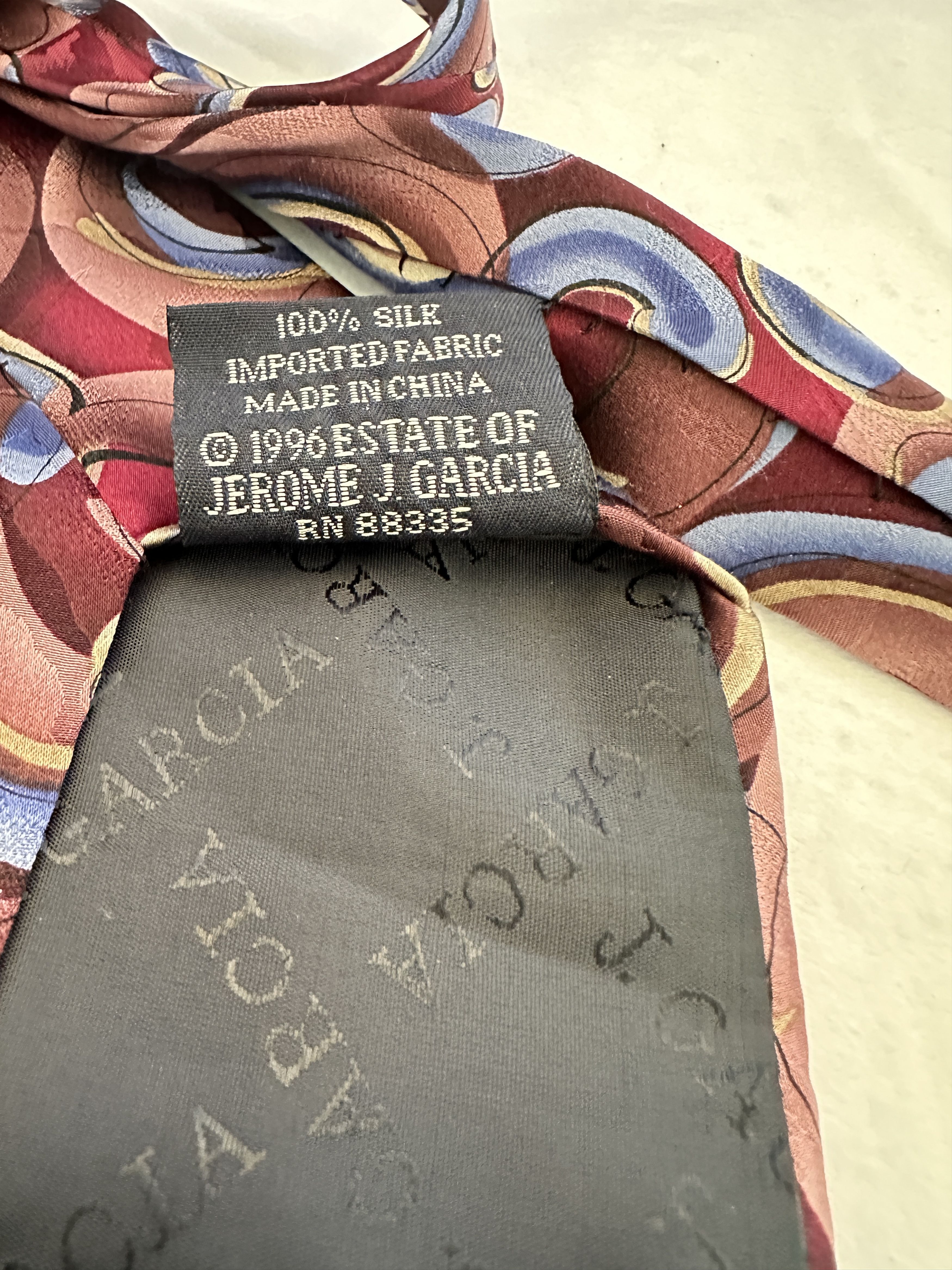 Other Jerry Garcia Vintage 100% Silk Ties Size ONE SIZE - 4 Thumbnail