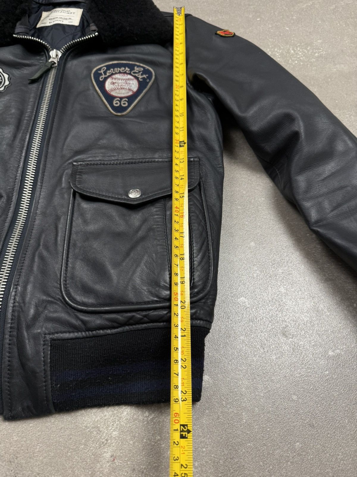 Schott Schott leather jacket patch vintage street wear 2000s Size US S / EU 44-46 / 1 - 10 Thumbnail