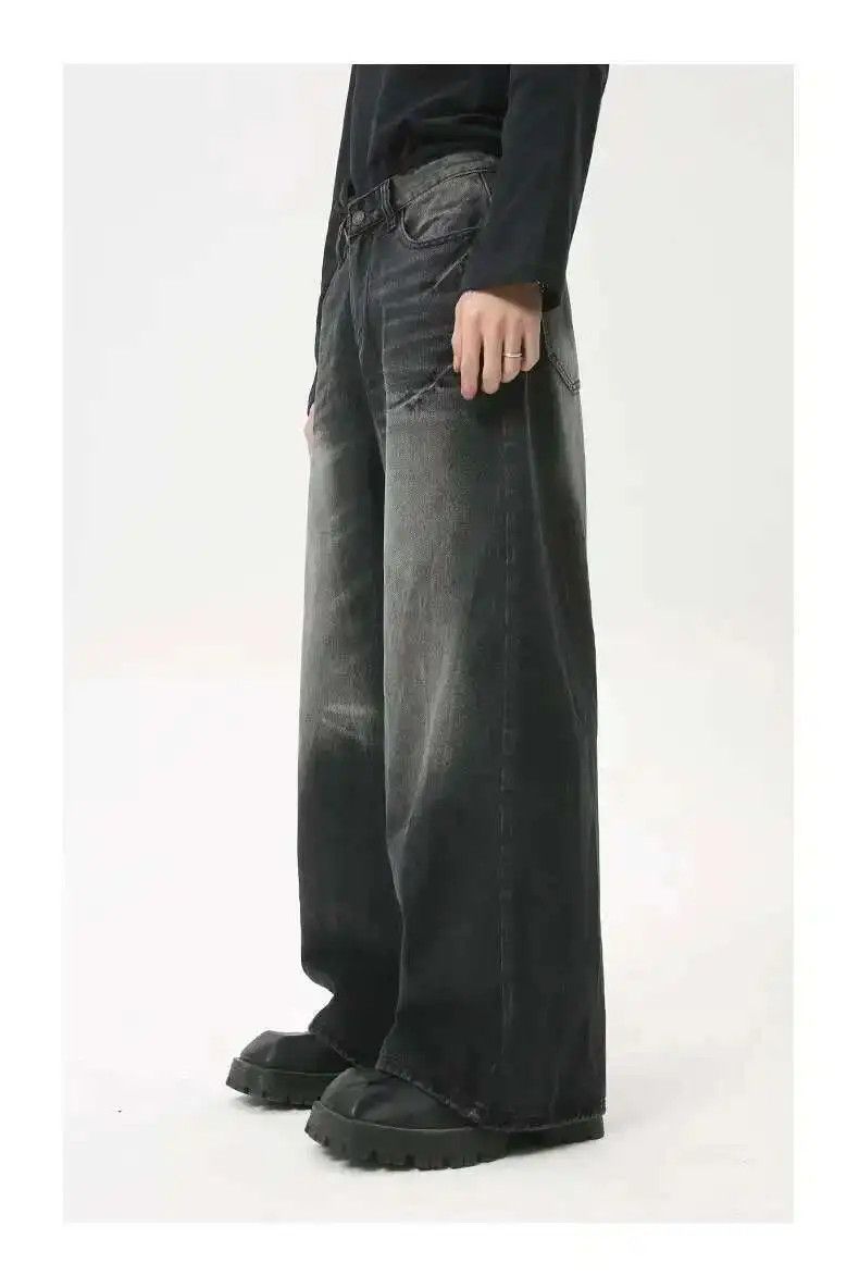 Japanese Brand Baggy Wide Leg Denim Jeans Size US 32 / EU 48 - 1 Thumbnail