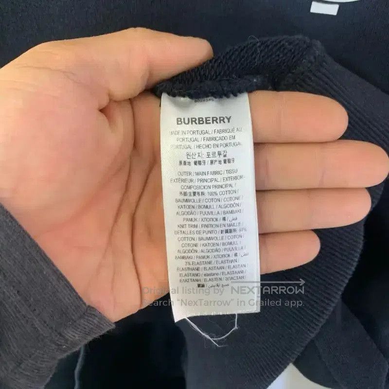 Burberry Burberry Black Men's Sweatshirt Size S. Size US S / EU 44-46 / 1 - 4 Thumbnail