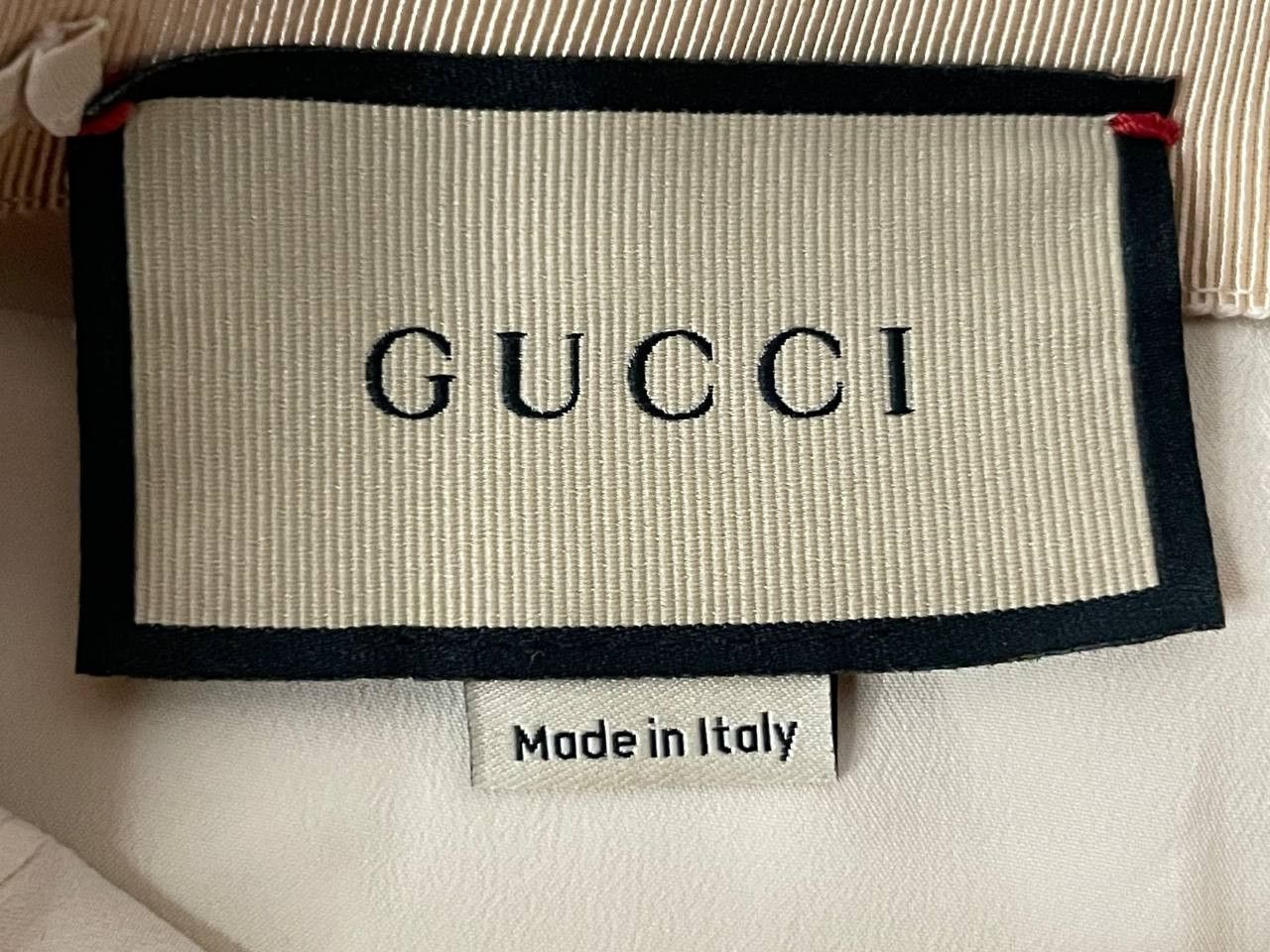 Gucci INTERLOCKING G PRINT LINEN TROUSERS Size 36" / US 14 / IT 50 - 5 Thumbnail