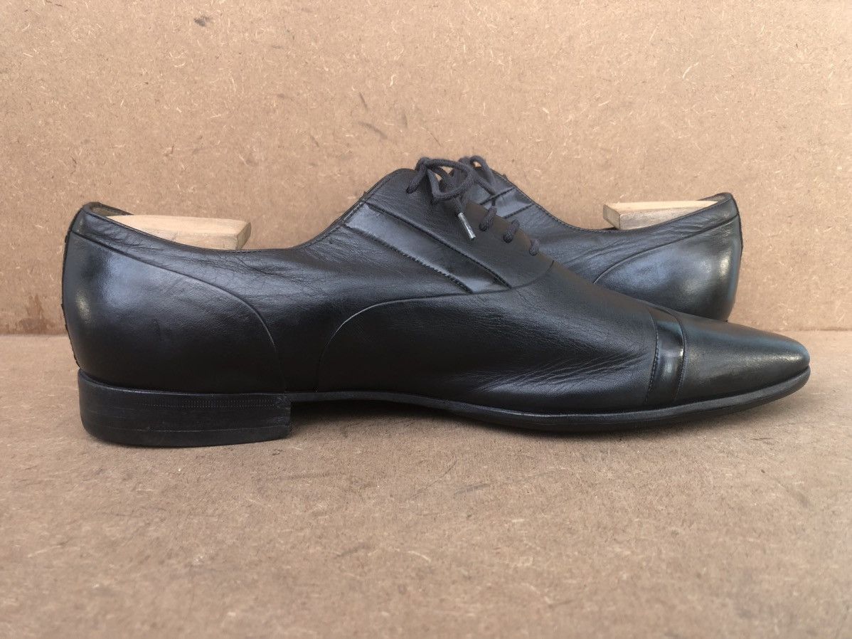 Gucci Gucci Black Calfskin Leather Men’s Dress shoes Size 42EJ Size US 8 / EU 41 - 5 Thumbnail