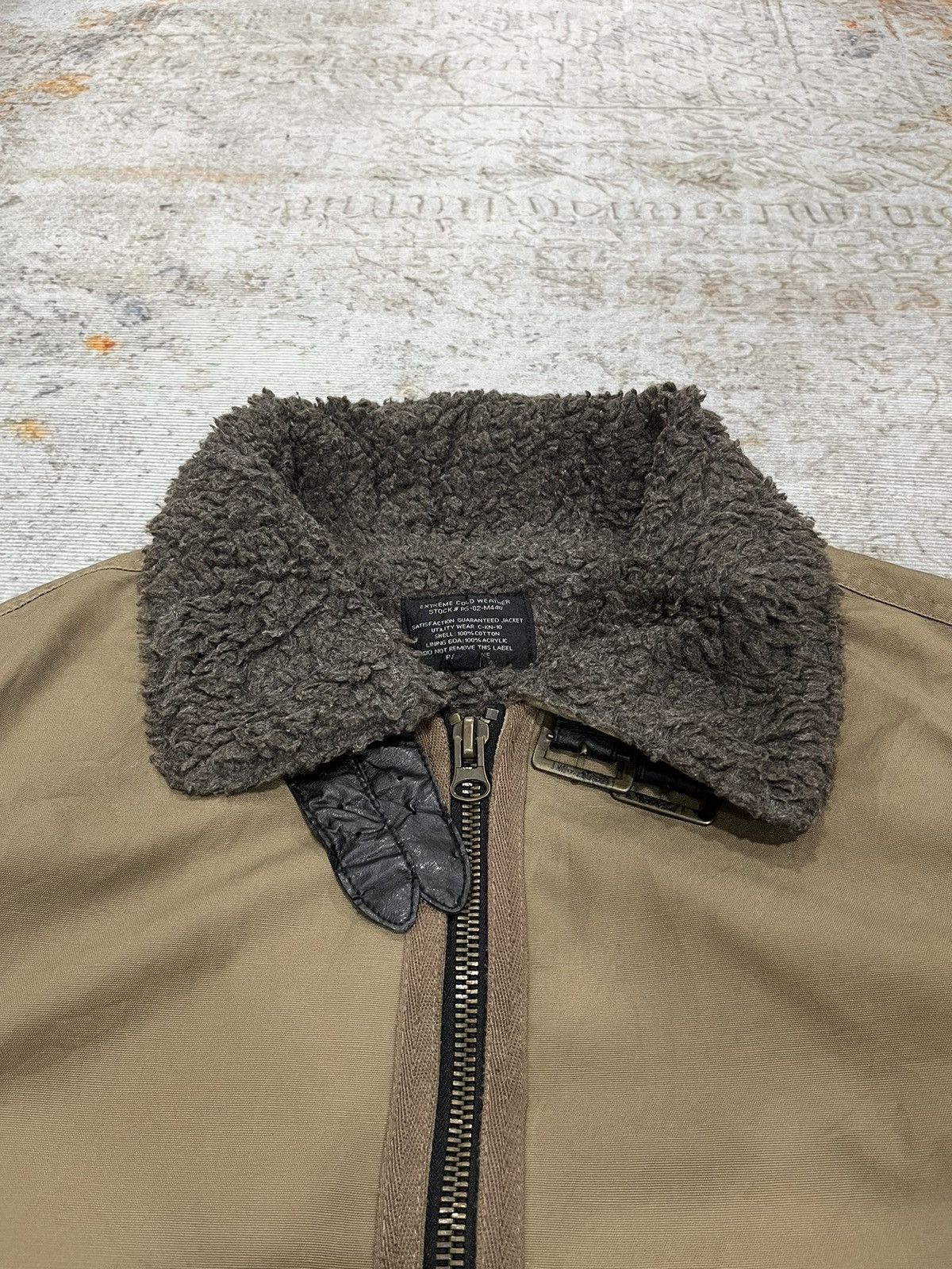 Japanese Brand Vintage Extreme Cold Weather Sherpa Canvas B3 Jacket Size US L / EU 52-54 / 3 - 6 Thumbnail