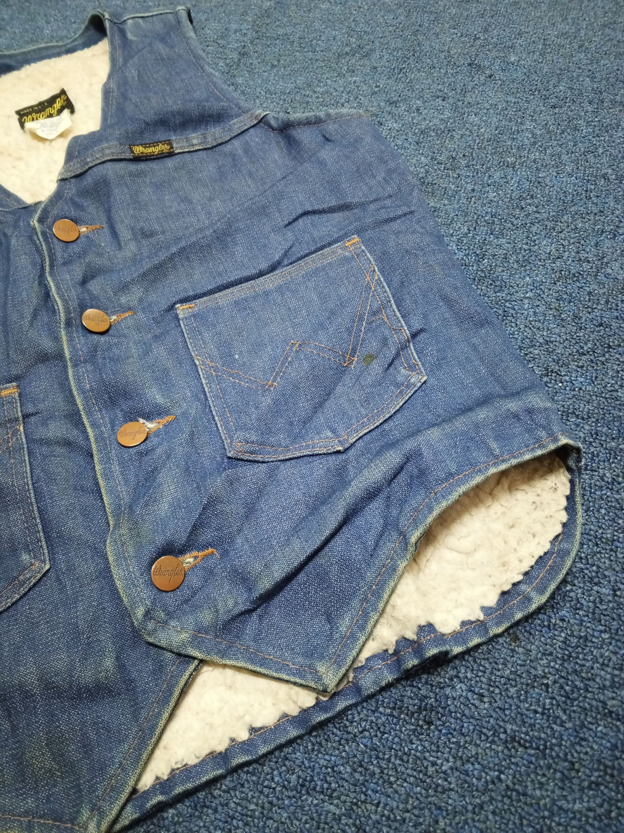 Wrangler Vest wrangler vintage rare Size US M / EU 48-50 / 2 - 3 Thumbnail