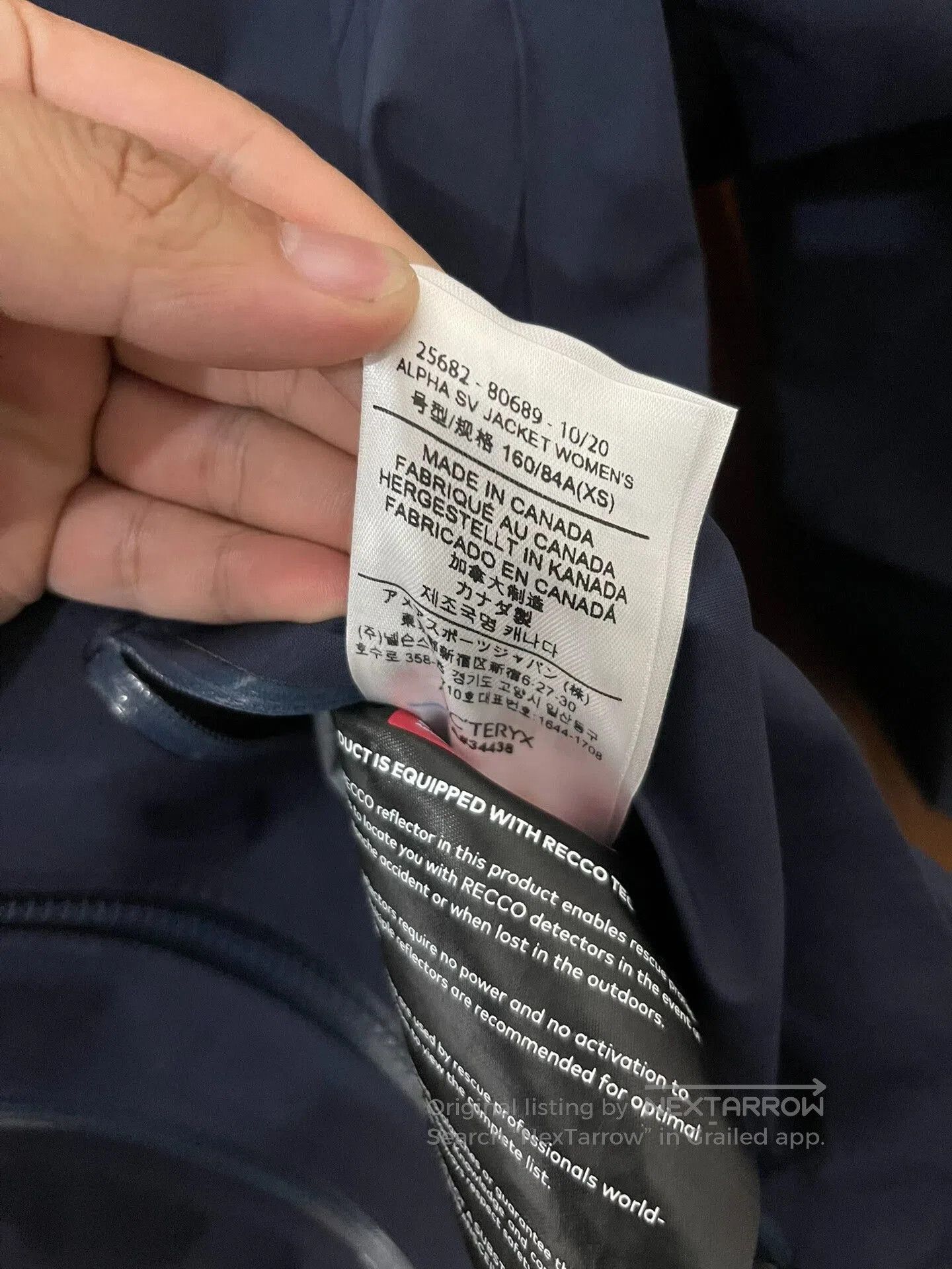 Arc'teryx Arcteryx Alpha SV Women's Jacket. Size XS / US 0-2 / IT 36-38 - 3 Thumbnail