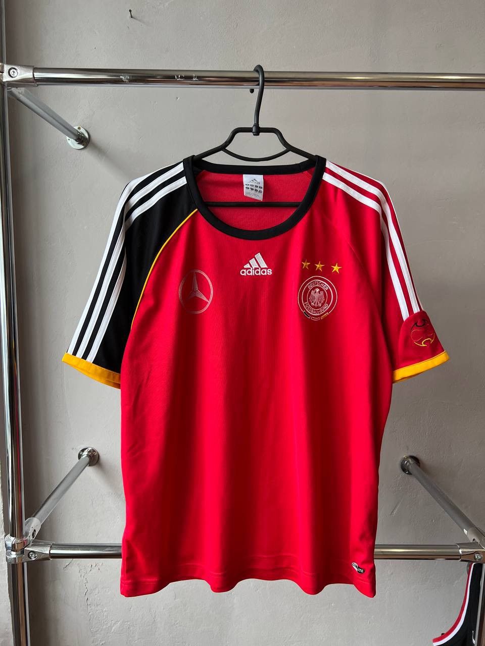 Adidas 2006/8 GERMANY ADIDAS AWAY SOCCER JERSEY FOOTBALL SHIRT RARE Size US XL / EU 56 / 4 - 4 Thumbnail