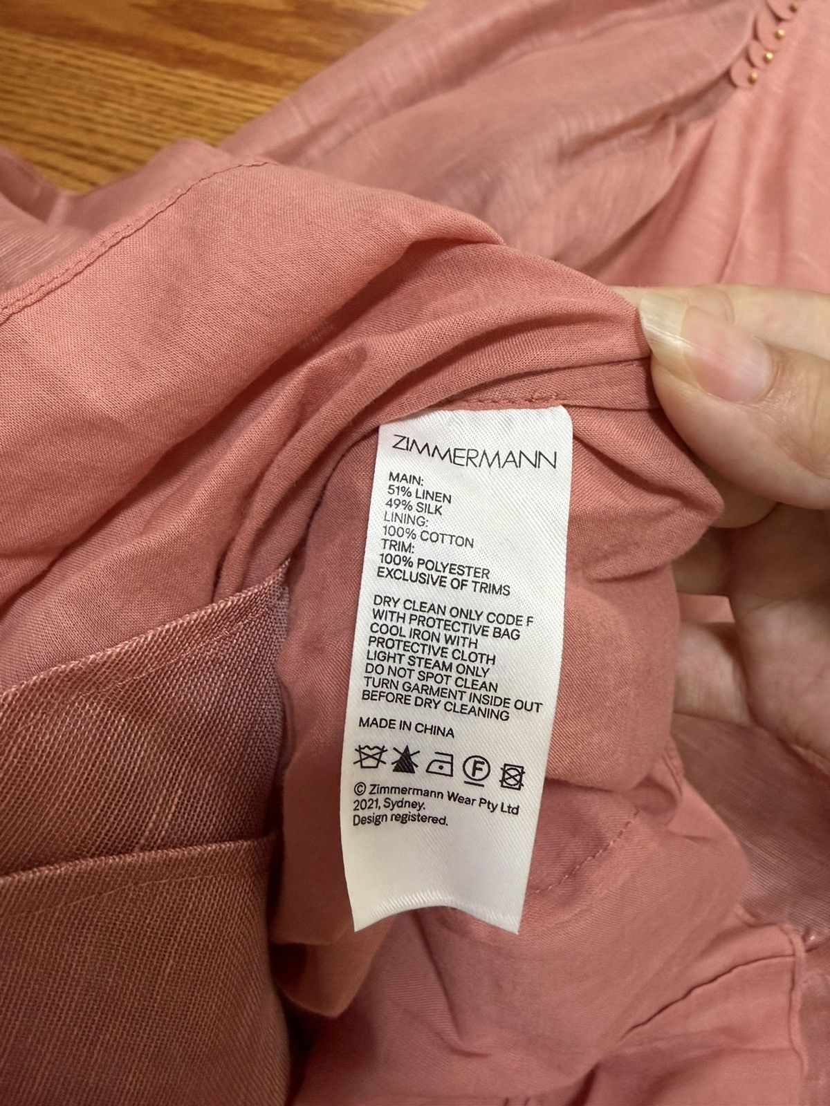Zimmermann Zimmermann Concert Disc embellished cutout linen&silk dress Size XS / US 0-2 / IT 36-38 - 11 Thumbnail