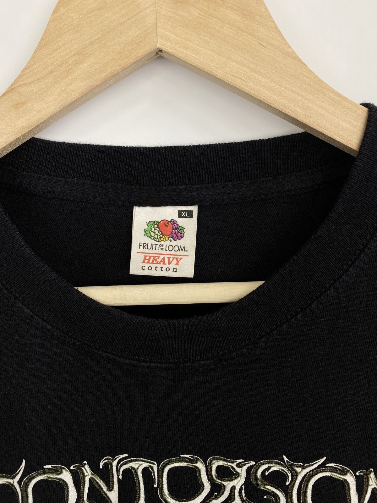 Fruit Of The Loom 🦟 Vintage 90s Contorsion Planet Parasite Mosquito t-shirt Size US XL / EU 56 / 4 - 5 Thumbnail