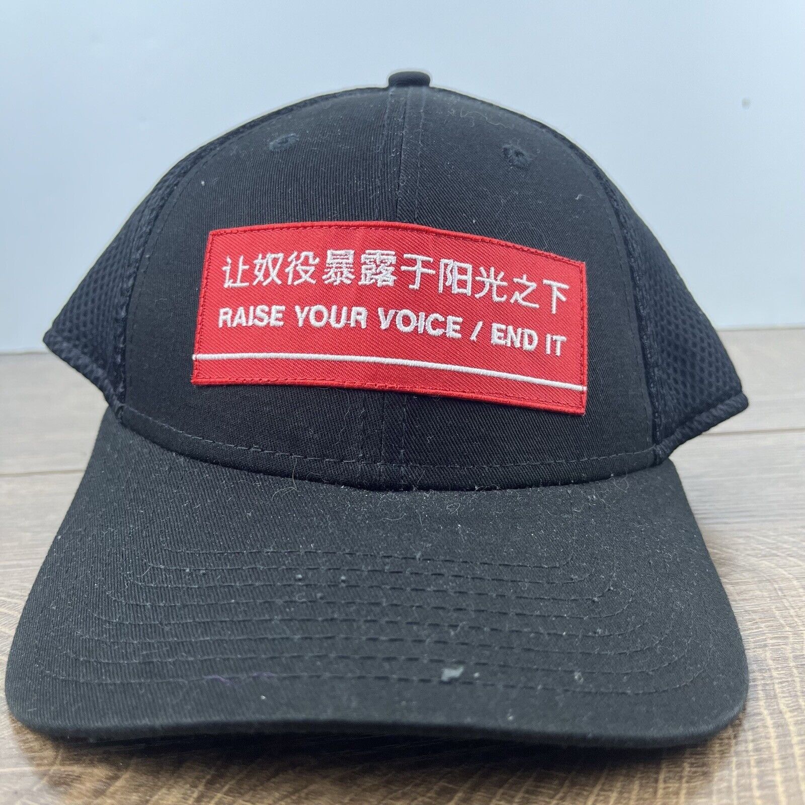 New Era Raise Your Voice Hat Snapback Hat Black Hat End It Black Adu Size ONE SIZE - 4 Thumbnail
