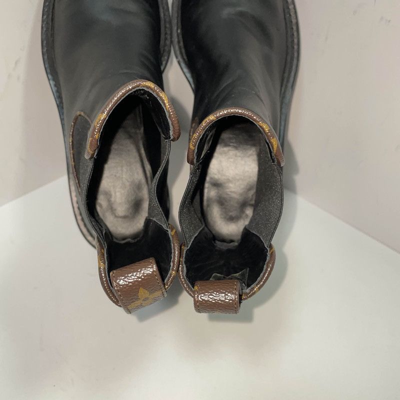 Louis Vuitton Louis Vuitton Black Chelsea Boots - Size US 8.5 / EU 41-42 - 4 Thumbnail