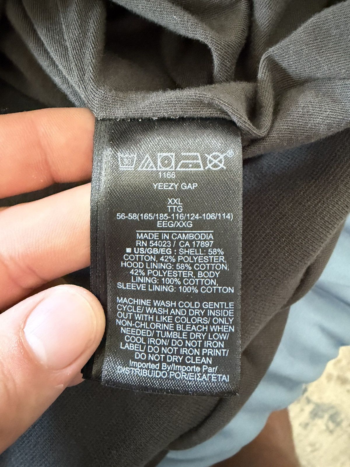 Gap × Yeezy YEEZY DOVE HOODIE Size US XXL / EU 58 / 5 - 6 Thumbnail