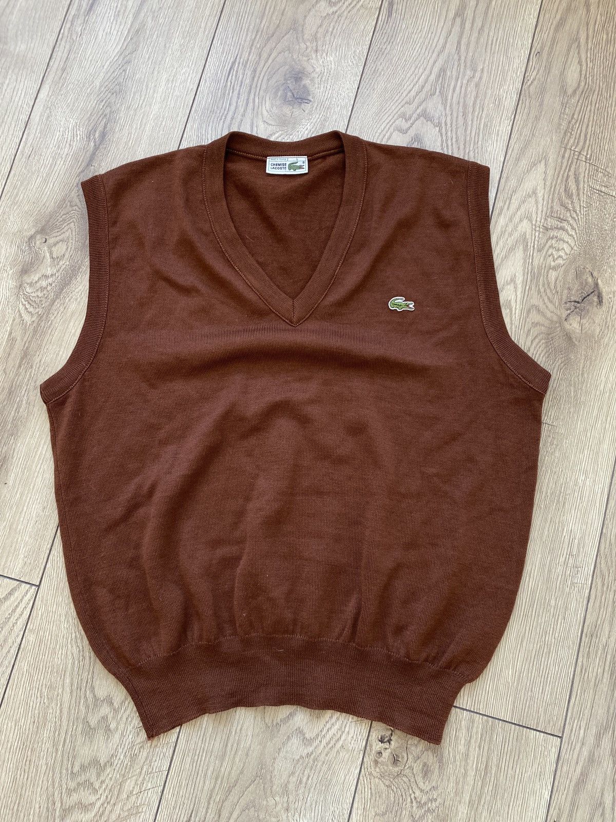 Lacoste Lacoste Brown Vest Size US L / EU 52-54 / 3 - 2 Thumbnail