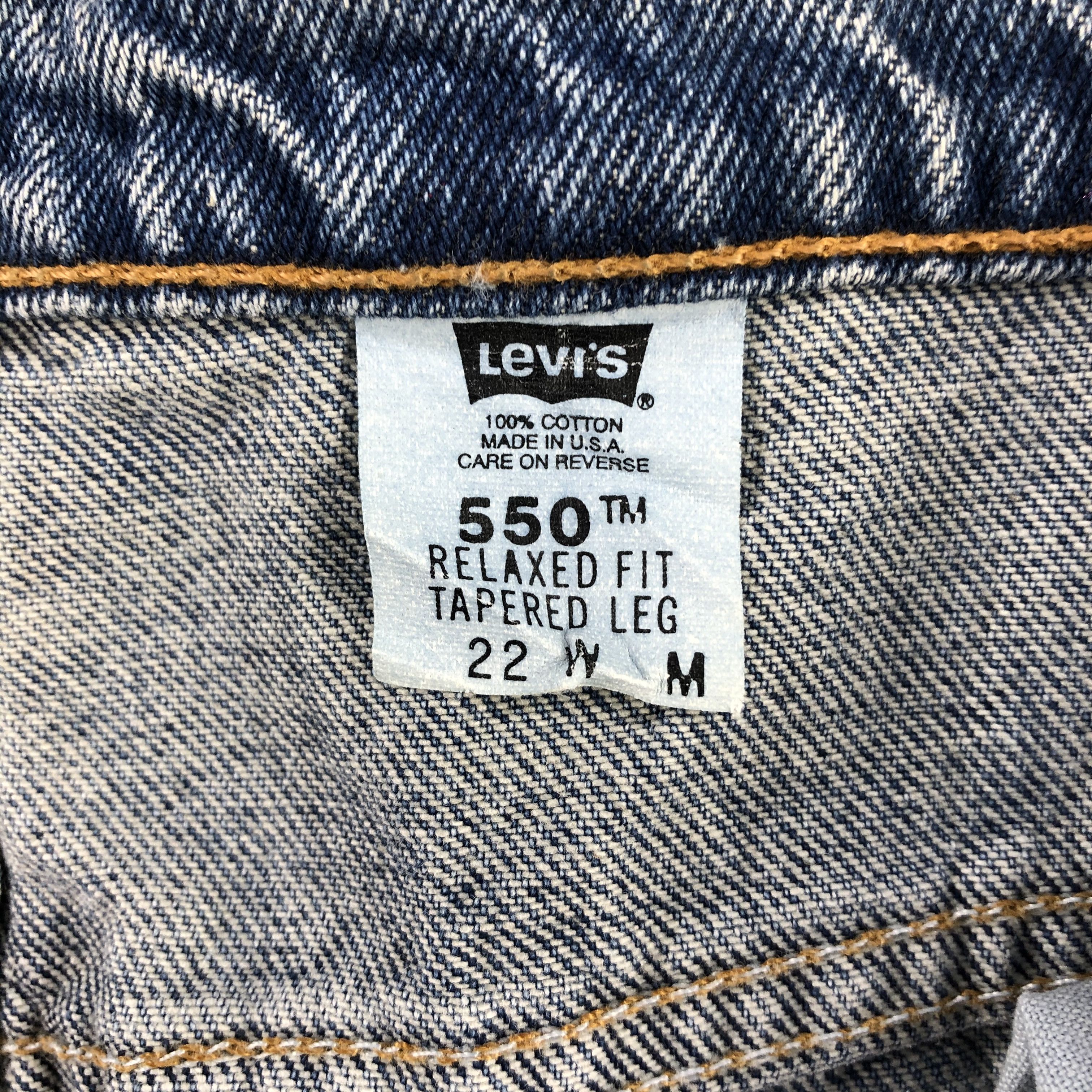 Levi's × Vintage Vintage 90s Blue Wash Levis 550 Jeans-JM3078 Size US 40 / EU 56 - 9 Thumbnail