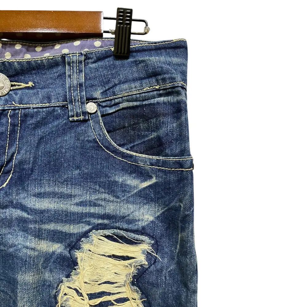 If Six Was Nine Vintage Distressed Jessy Logan Jeans Style Size US 30 / EU 46 - 8 Thumbnail