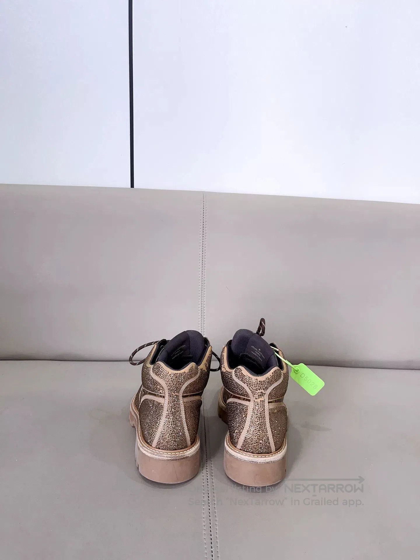 Louis Vuitton Louis Vuitton Diamond Monogram Yellow Martin Boots. Size US 8 / EU 41 - 5 Thumbnail