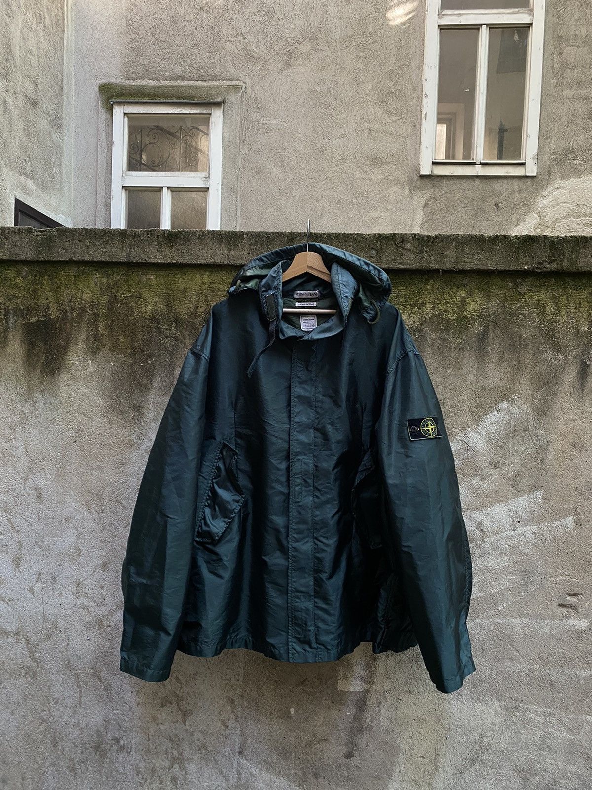 Massimo Osti × Stone Island × Vintage Vintage 1995 Stone Island Formula  Steel Waterproof Jacket | Grailed