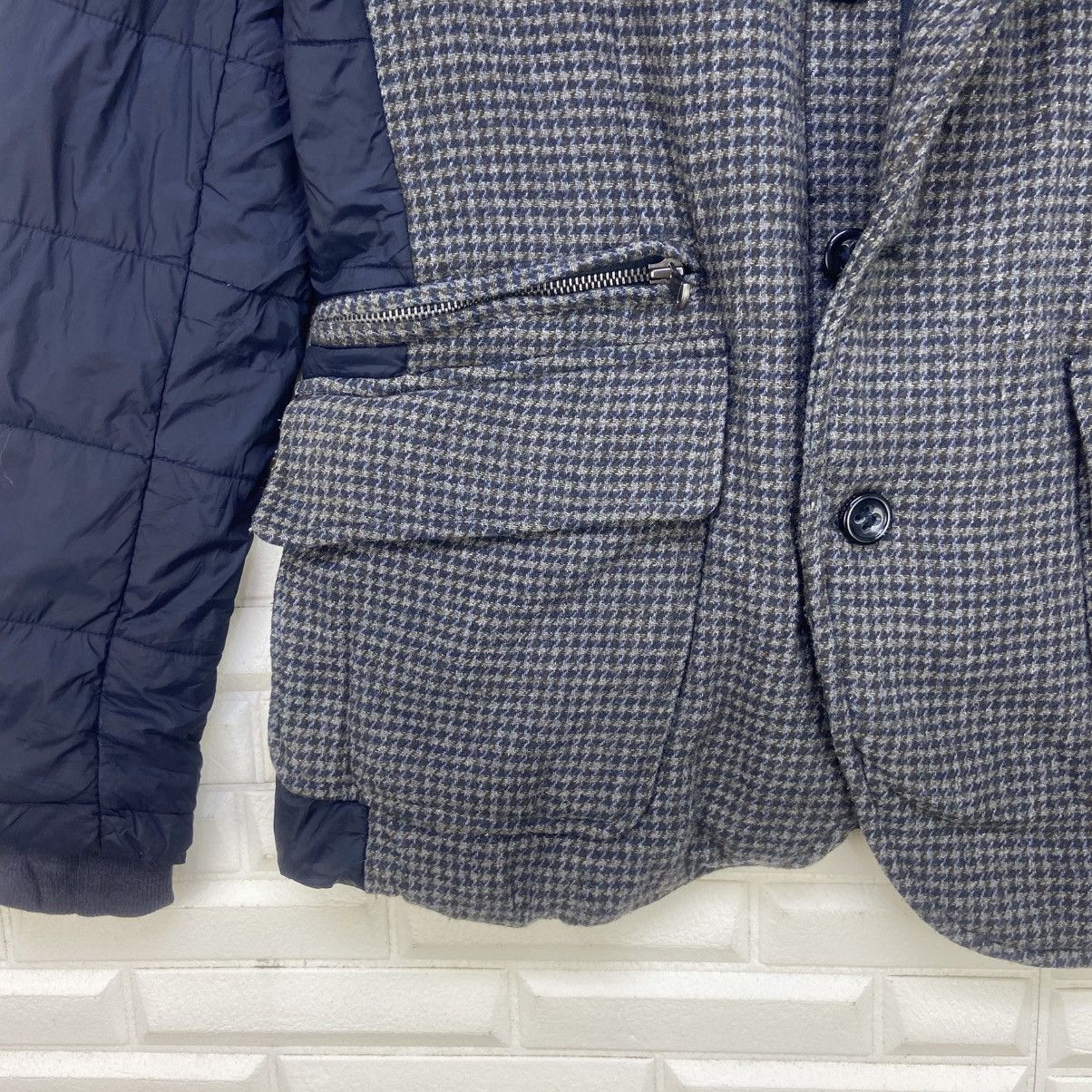 Benetton Benetton Patchwork Stylish Two-tone Coat Jacket Size US XS / EU 42 / 0 - 11 Thumbnail